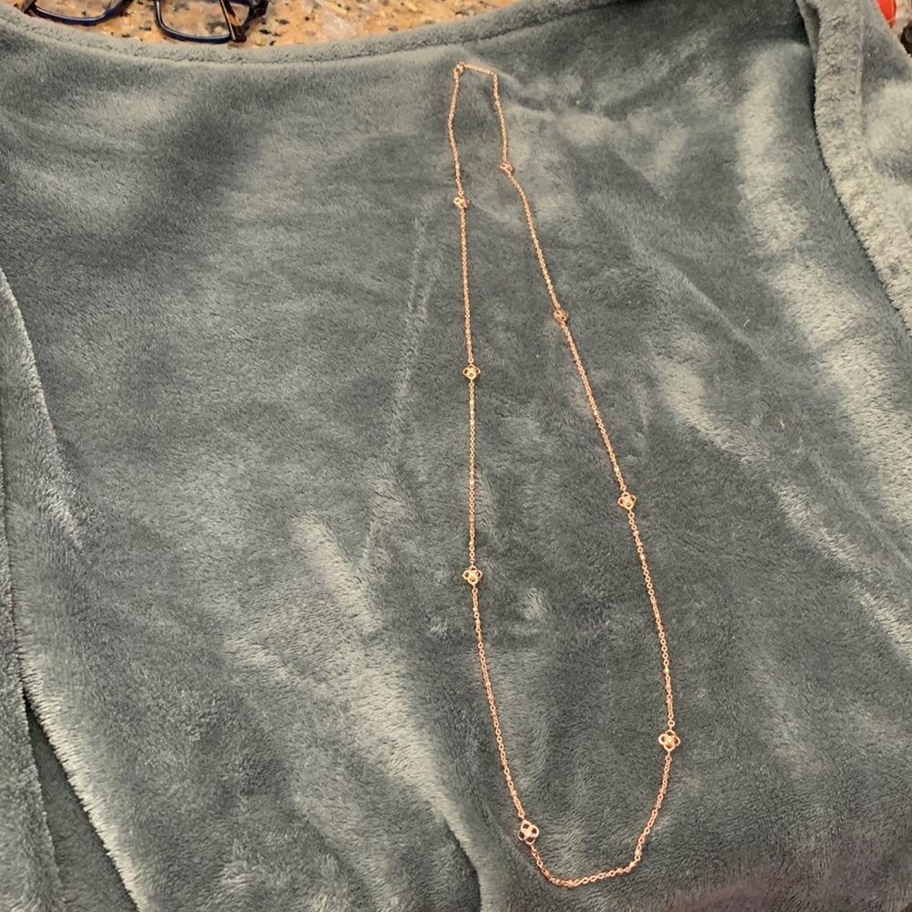 Kendra Scott Rose Gold Long Necklace